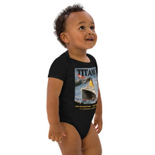 Load image into Gallery viewer, Organic Cotton Titanic Vintage Poster Baby Bodysuit