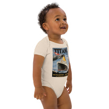 Load image into Gallery viewer, Organic Cotton Titanic Vintage Poster Baby Bodysuit