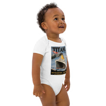 Load image into Gallery viewer, Organic Cotton Titanic Vintage Poster Baby Bodysuit