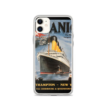 Load image into Gallery viewer, Titanic Vintage Poster iPhone Case