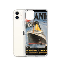 Load image into Gallery viewer, Titanic Vintage Poster iPhone Case