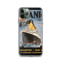 Load image into Gallery viewer, Titanic Vintage Poster iPhone Case