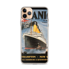 Load image into Gallery viewer, Titanic Vintage Poster iPhone Case