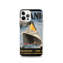 Load image into Gallery viewer, Titanic Vintage Poster iPhone Case