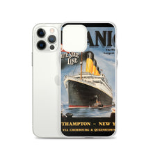 Load image into Gallery viewer, Titanic Vintage Poster iPhone Case