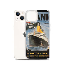 Load image into Gallery viewer, Titanic Vintage Poster iPhone Case