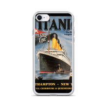 Load image into Gallery viewer, Titanic Vintage Poster iPhone Case