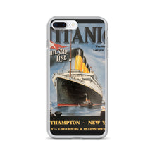 Load image into Gallery viewer, Titanic Vintage Poster iPhone Case
