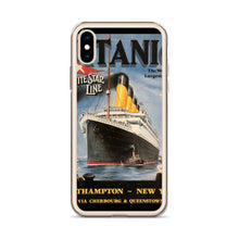 Load image into Gallery viewer, Titanic Vintage Poster iPhone Case