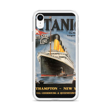 Load image into Gallery viewer, Titanic Vintage Poster iPhone Case