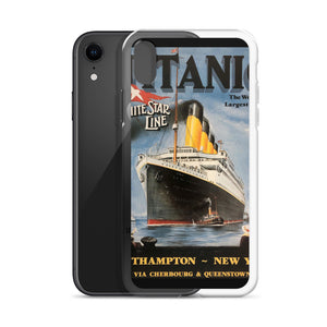 Titanic Vintage Poster iPhone Case