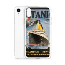 Load image into Gallery viewer, Titanic Vintage Poster iPhone Case