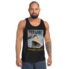 Load image into Gallery viewer, Titanic Vintage Poster Unisex Tank Top