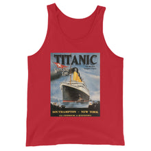 Load image into Gallery viewer, Titanic Vintage Poster Unisex Tank Top