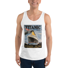Load image into Gallery viewer, Titanic Vintage Poster Unisex Tank Top