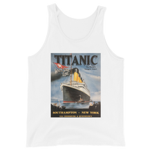 Load image into Gallery viewer, Titanic Vintage Poster Unisex Tank Top