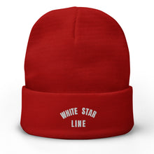 Load image into Gallery viewer, White Star Line Embroidered Beanie