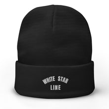 Load image into Gallery viewer, White Star Line Embroidered Beanie