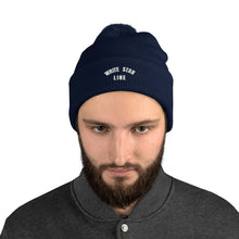 Load image into Gallery viewer, White Star Line Embroidered Pom-Pom Beanie