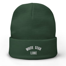 Load image into Gallery viewer, White Star Line Embroidered Beanie