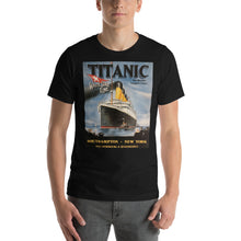 Load image into Gallery viewer, Titanic Vintage Poster Unisex T-Shirt