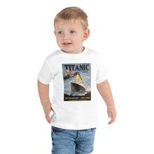 Load image into Gallery viewer, Toddler Titanic Vintage Poster Short Sleeve Tee