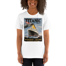 Load image into Gallery viewer, Titanic Vintage Poster Unisex T-Shirt