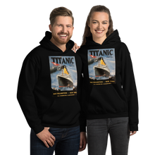 Load image into Gallery viewer, Titanic Vintage Poster Unisex Hoodie
