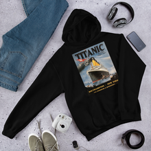 Load image into Gallery viewer, Titanic Vintage Poster Unisex Hoodie