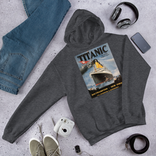 Load image into Gallery viewer, Titanic Vintage Poster Unisex Hoodie