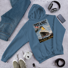 Load image into Gallery viewer, Titanic Vintage Poster Unisex Hoodie