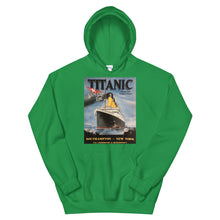 Load image into Gallery viewer, Titanic Vintage Poster Unisex Hoodie