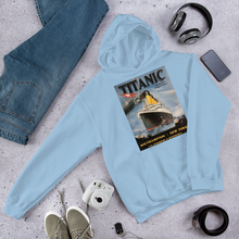 Load image into Gallery viewer, Titanic Vintage Poster Unisex Hoodie