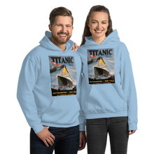 Load image into Gallery viewer, Titanic Vintage Poster Unisex Hoodie