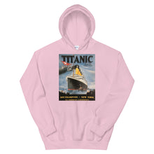 Load image into Gallery viewer, Titanic Vintage Poster Unisex Hoodie
