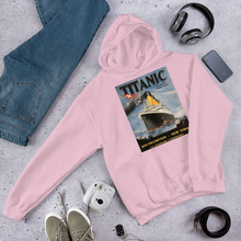 Load image into Gallery viewer, Titanic Vintage Poster Unisex Hoodie