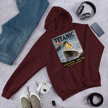 Load image into Gallery viewer, Titanic Vintage Poster Unisex Hoodie