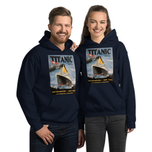 Load image into Gallery viewer, Titanic Vintage Poster Unisex Hoodie