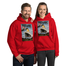 Load image into Gallery viewer, Titanic Vintage Poster Unisex Hoodie