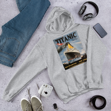 Load image into Gallery viewer, Titanic Vintage Poster Unisex Hoodie