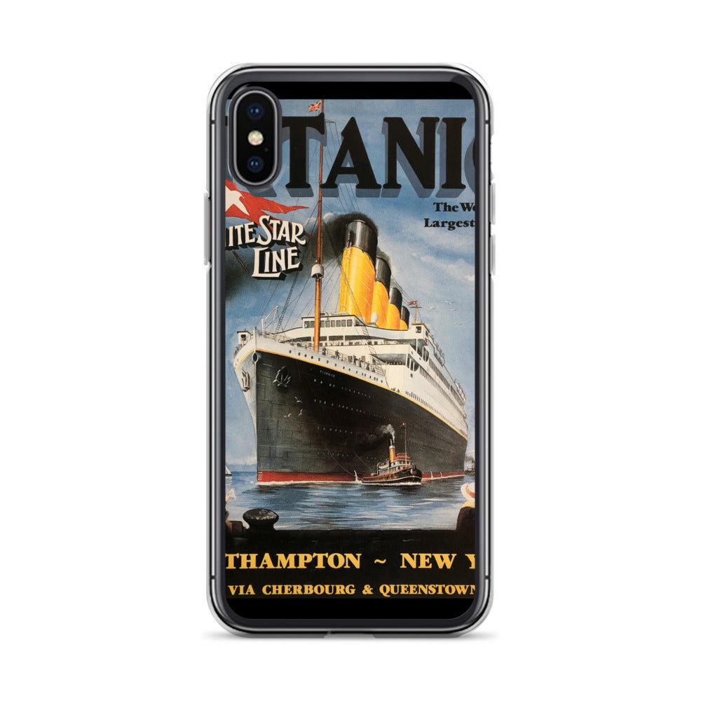 Titanic Vintage Poster iPhone Case