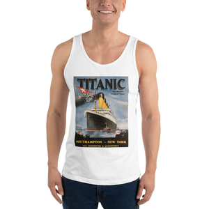 Titanic Vintage Poster Unisex Tank Top
