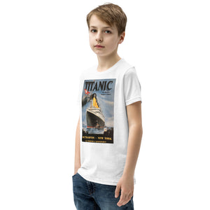 Youth Titanic Vintage Poster Short Sleeve T-Shirt