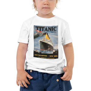 Toddler Titanic Vintage Poster Short Sleeve Tee