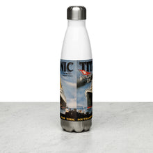 Load image into Gallery viewer, Titanic Vintage Poster Stainless Steel Water Bottle
